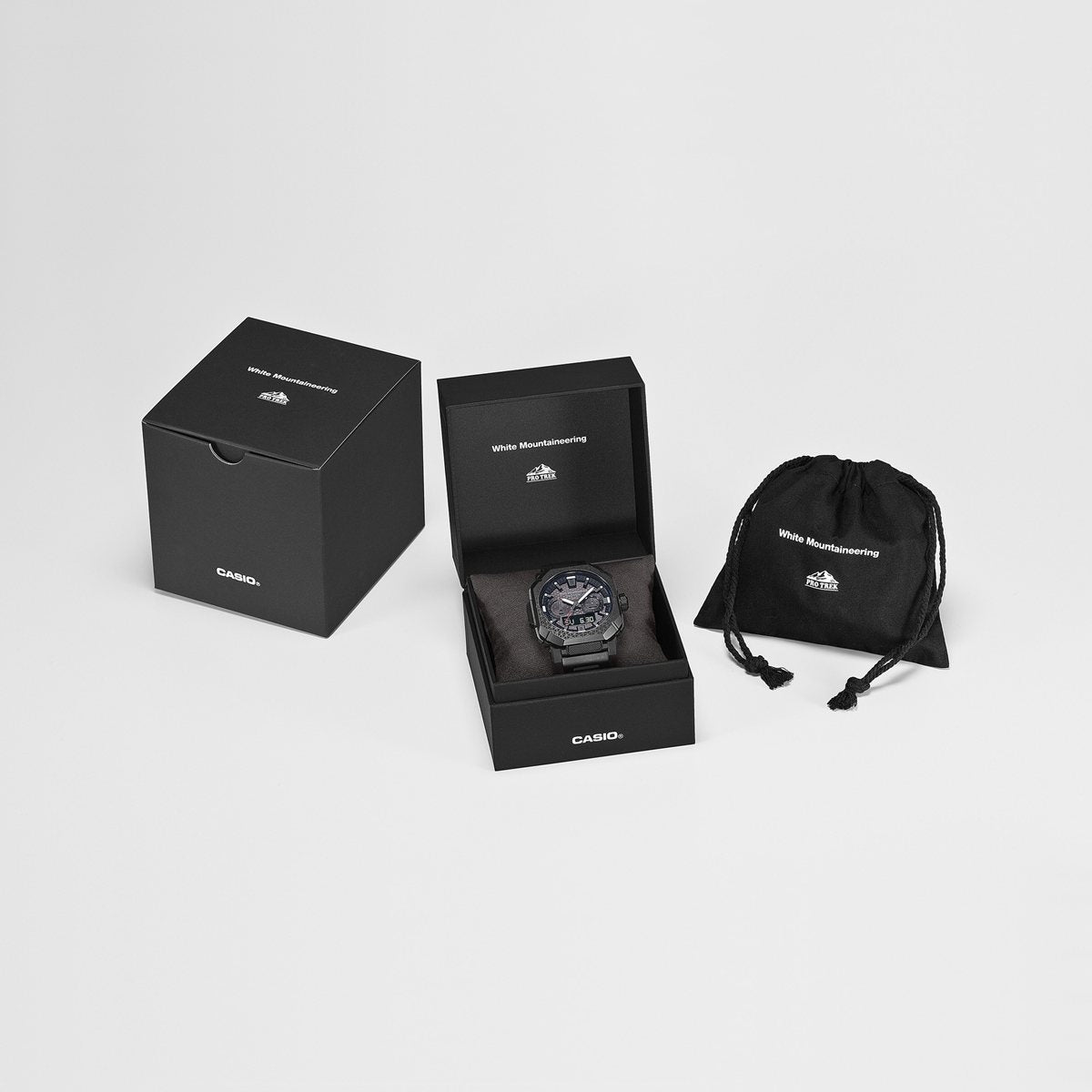 カシオ プロトレック CASIO PRO TREK 電波 ソーラー White Mountaineering コラボ 限定 腕時計 メンズ Climber Line PRW-B1000WM-1JR ホワイトマウンテニアリング【2026 新作】