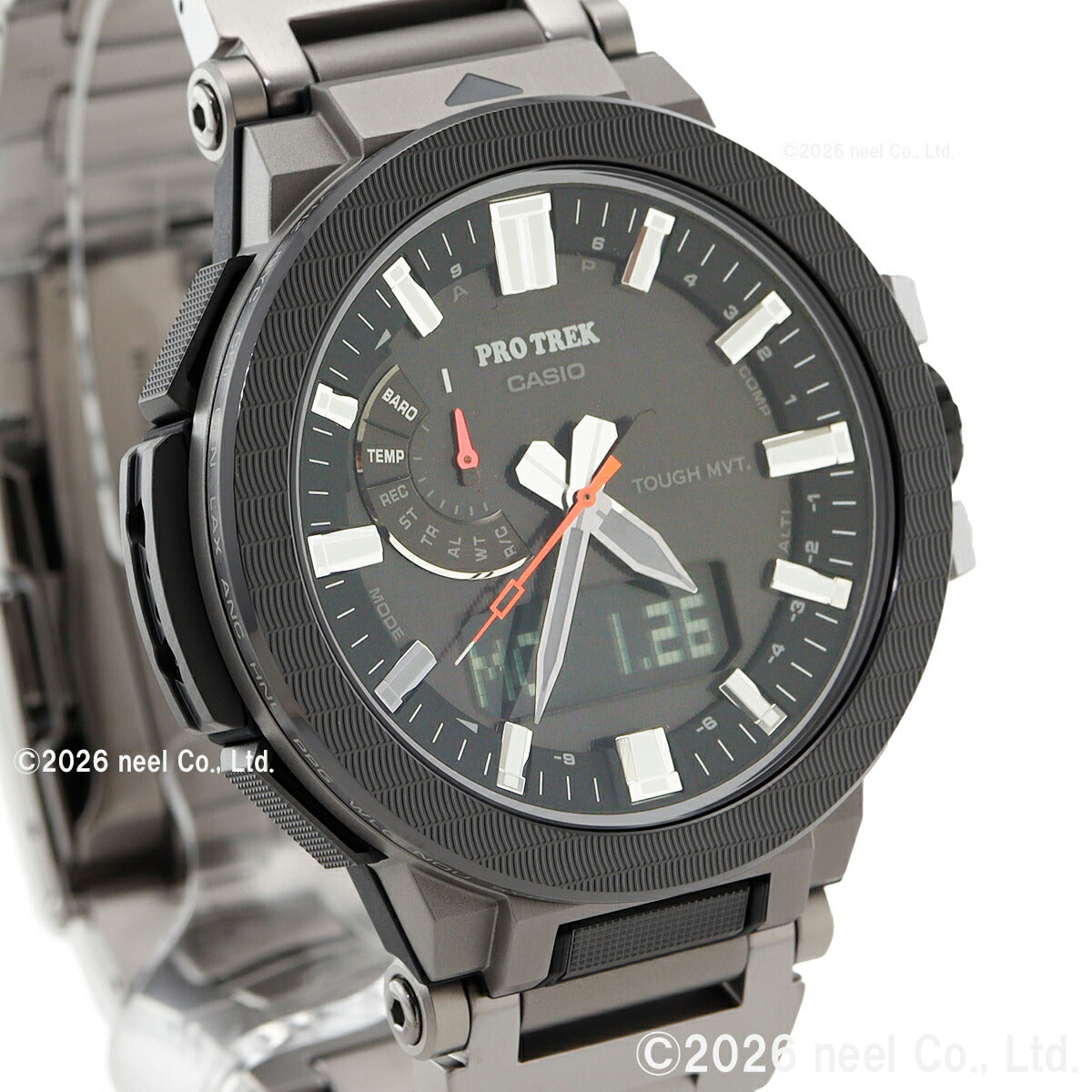 カシオ プロトレック マナスル PRX-8001YT-7JF CASIO PRO TREK MANASLU ブラック