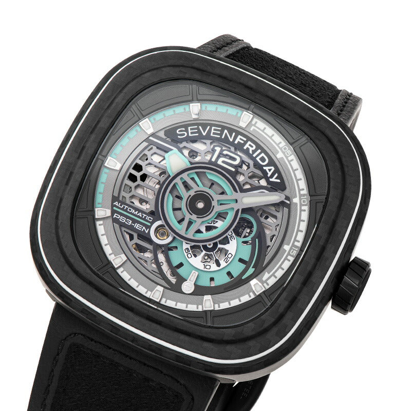 セブンフライデー SEVENFRIDAY PS3/01 Jade Carbon PS-Series 腕時計 メンズ 自動巻き