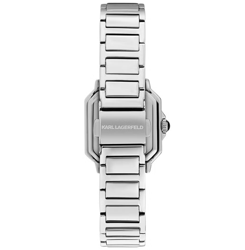 カール ラガーフェルド KARL LAGERFELD 腕時計 レディース スクエア クラシック SQUARE CLASSICS シルバー サンレイ ダイヤル シルバー ブレスレット R0553102506【60回分割手数料無料！】