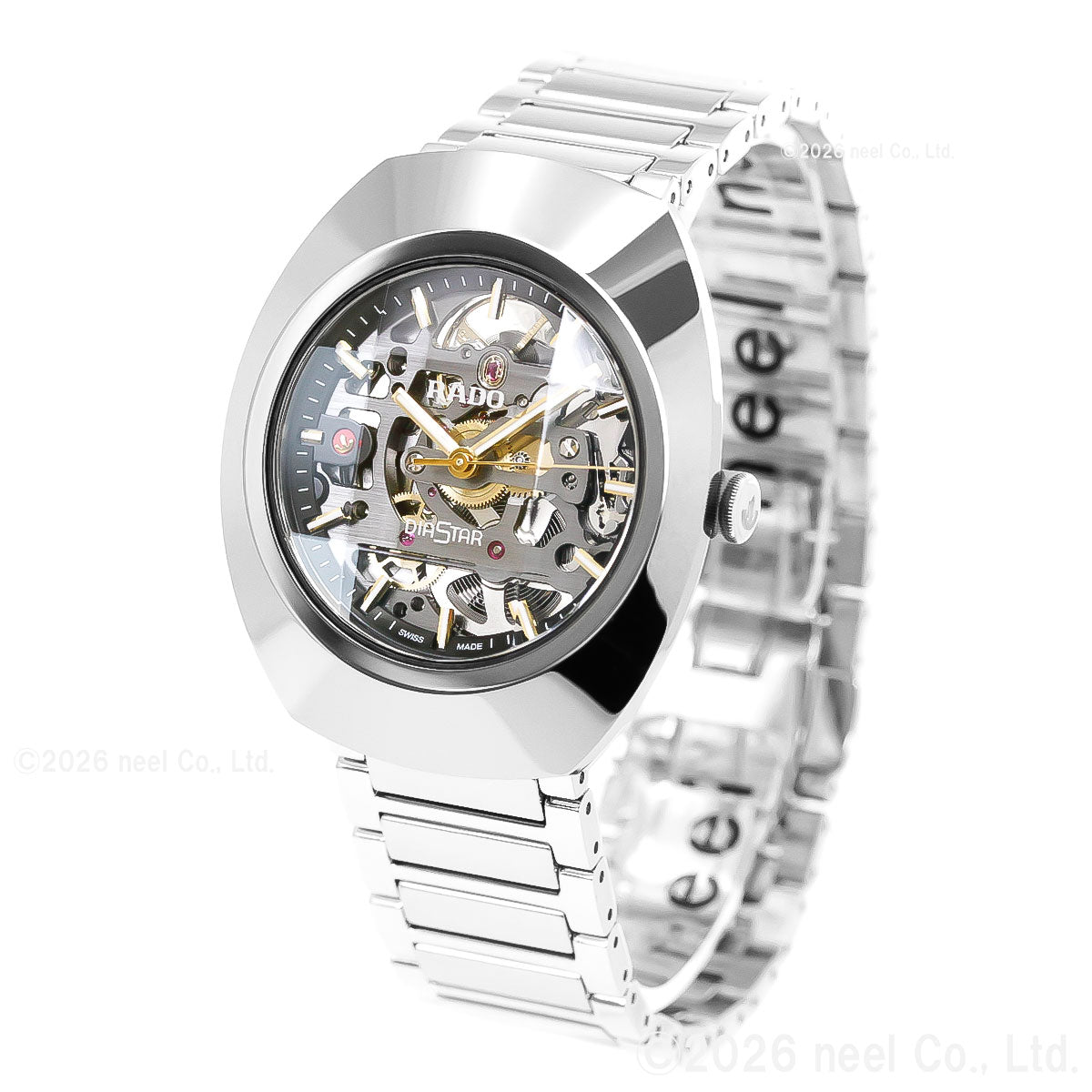 ラドー RADO ダイヤスター オリジナル オートマティック スケルトン DiaStar Original Automatic Skeleton 腕時計 自動巻き R12162153【60回分割手数料無料！】