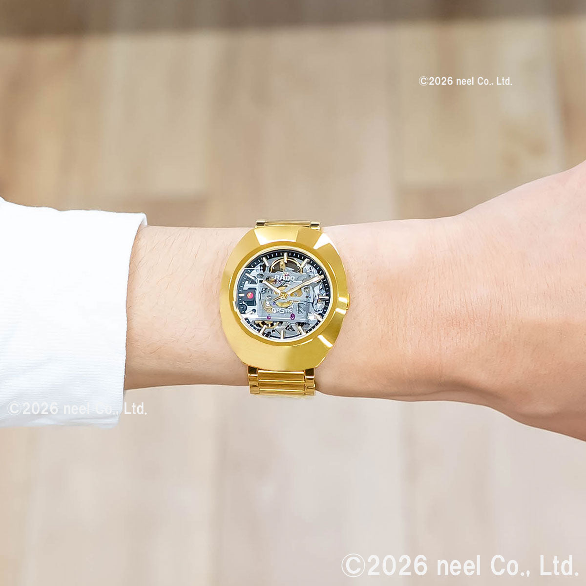 ラドー RADO ダイヤスター オリジナル オートマティック スケルトン DiaStar Original Automatic Skeleton 腕時計 自動巻き R12164153【60回分割手数料無料！】