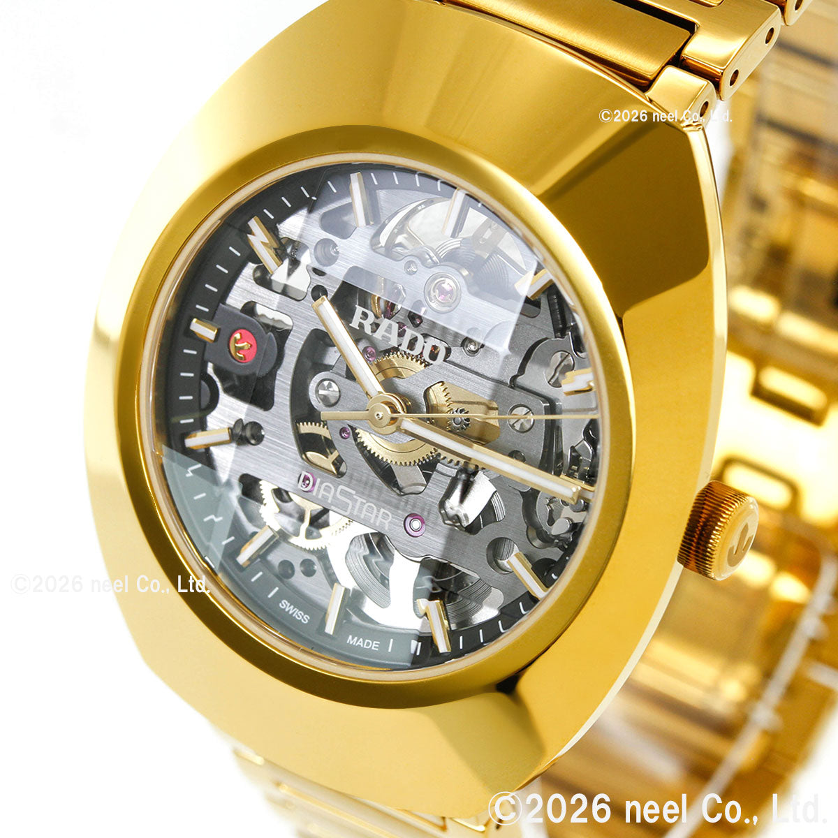 ラドー RADO ダイヤスター オリジナル オートマティック スケルトン DiaStar Original Automatic Skeleton 腕時計 自動巻き R12164153【60回分割手数料無料！】