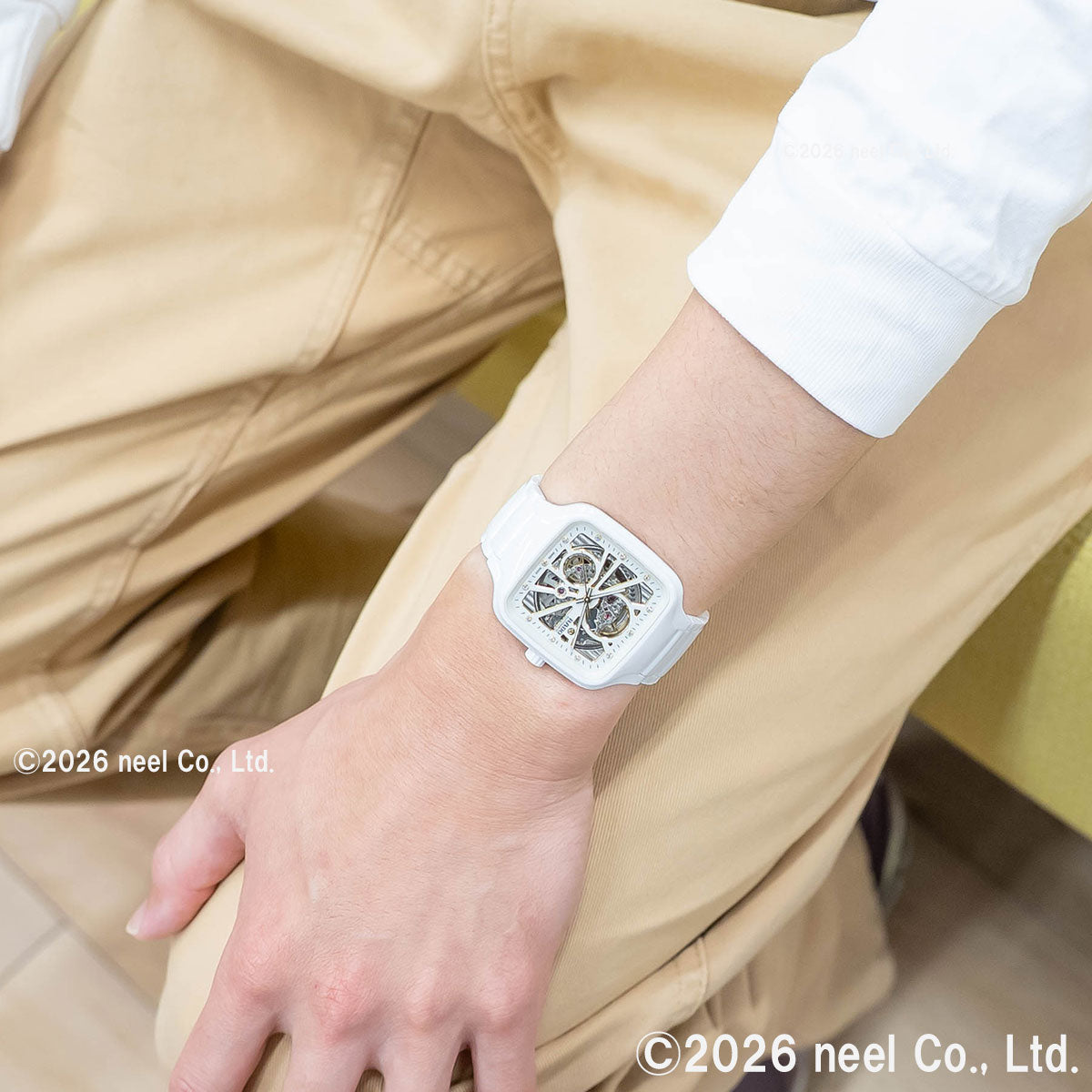 ラドー RADO トゥルー スクエア オートマティック オープンハート True Square Automatic Open Heart 腕時計 メンズ 自動巻き R27073702【60回分割手数料無料！】