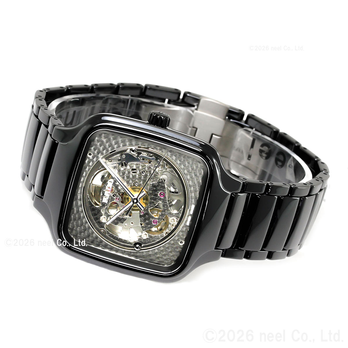 ラドー RADO トゥルー スクエア × 森永邦彦 スペシャルエディション True Square X Kunihiko Morinaga 腕時計 自動巻き R27086172【60回分割手数料無料！】