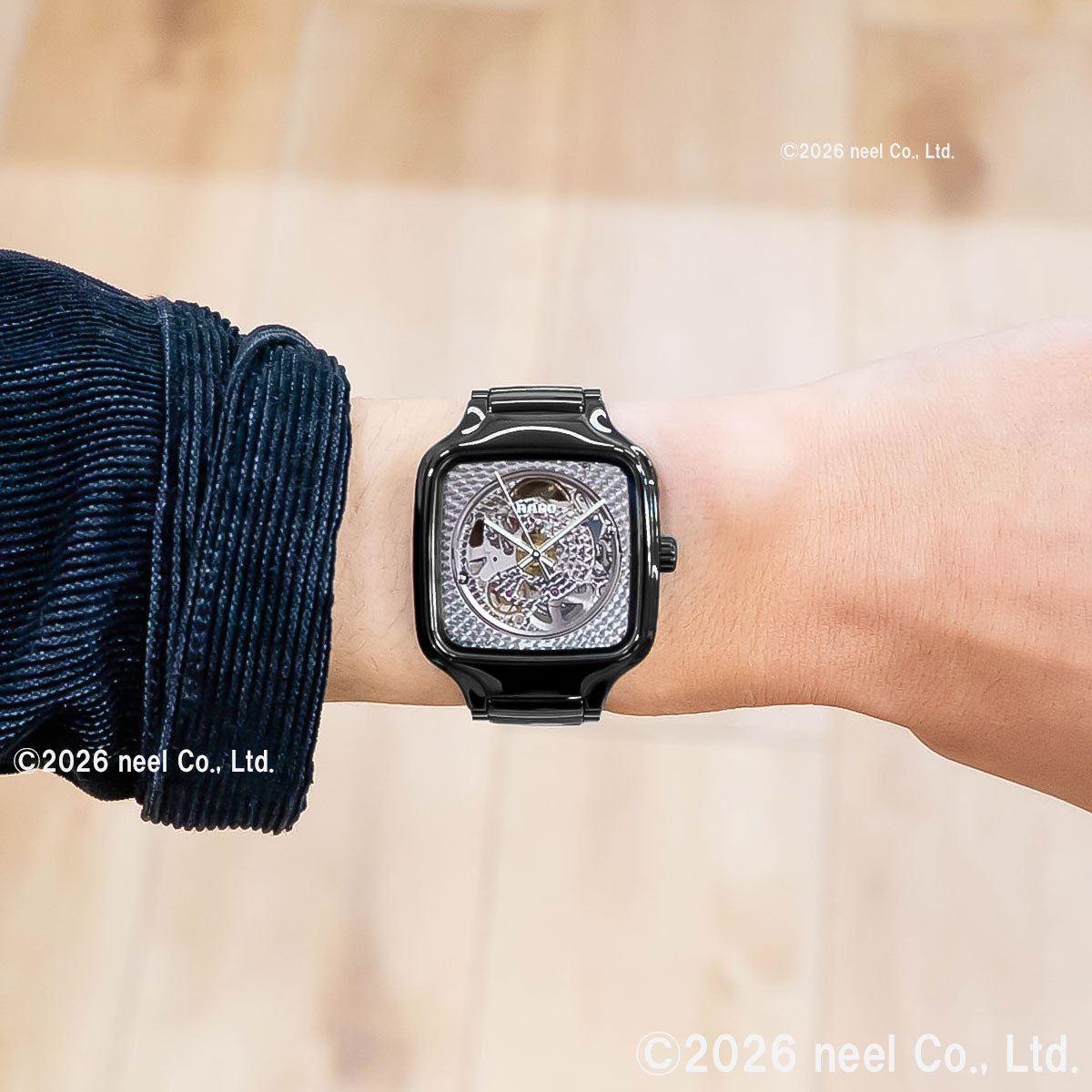 ラドー RADO トゥルー スクエア × 森永邦彦 スペシャルエディション True Square X Kunihiko Morinaga 腕時計 自動巻き R27086172【60回分割手数料無料！】