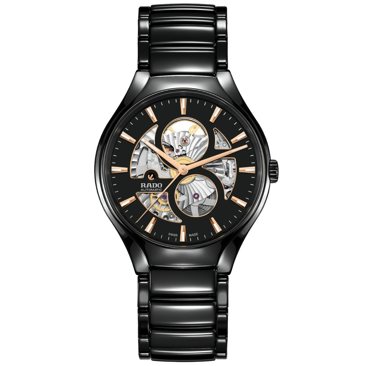 ラドー RADO トゥルー ラウンド オープンハート True Round Automatic Open Heart 腕時計 メンズ レディース 自動巻き R27107172【60回分割手数料無料！】