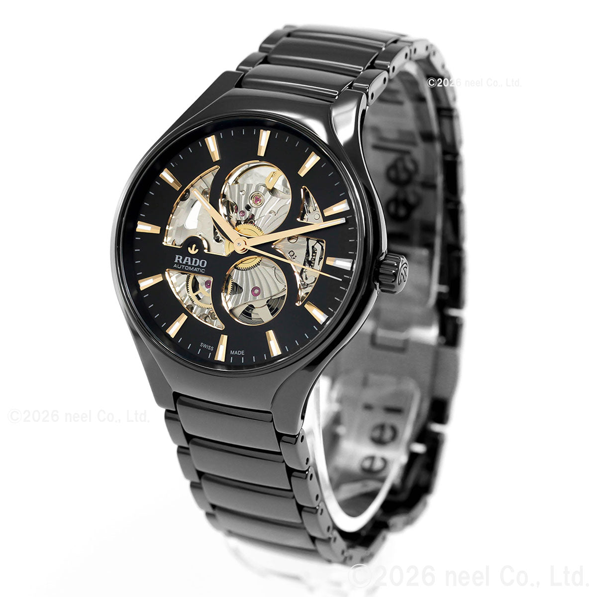 ラドー RADO トゥルー ラウンド オープンハート True Round Automatic Open Heart 腕時計 メンズ レディース 自動巻き R27107172【60回分割手数料無料！】
