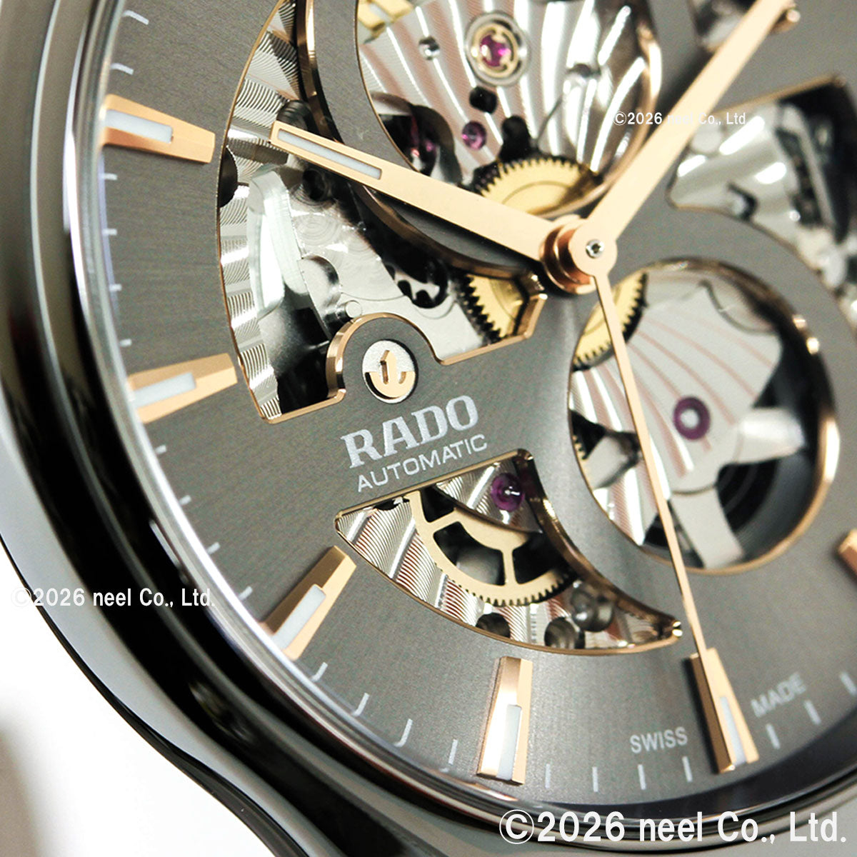 ラドー RADO トゥルー ラウンド オートマティック オープンハート True Round Automatic Open Heart 腕時計 自動巻き R27108112【60回分割手数料無料！】