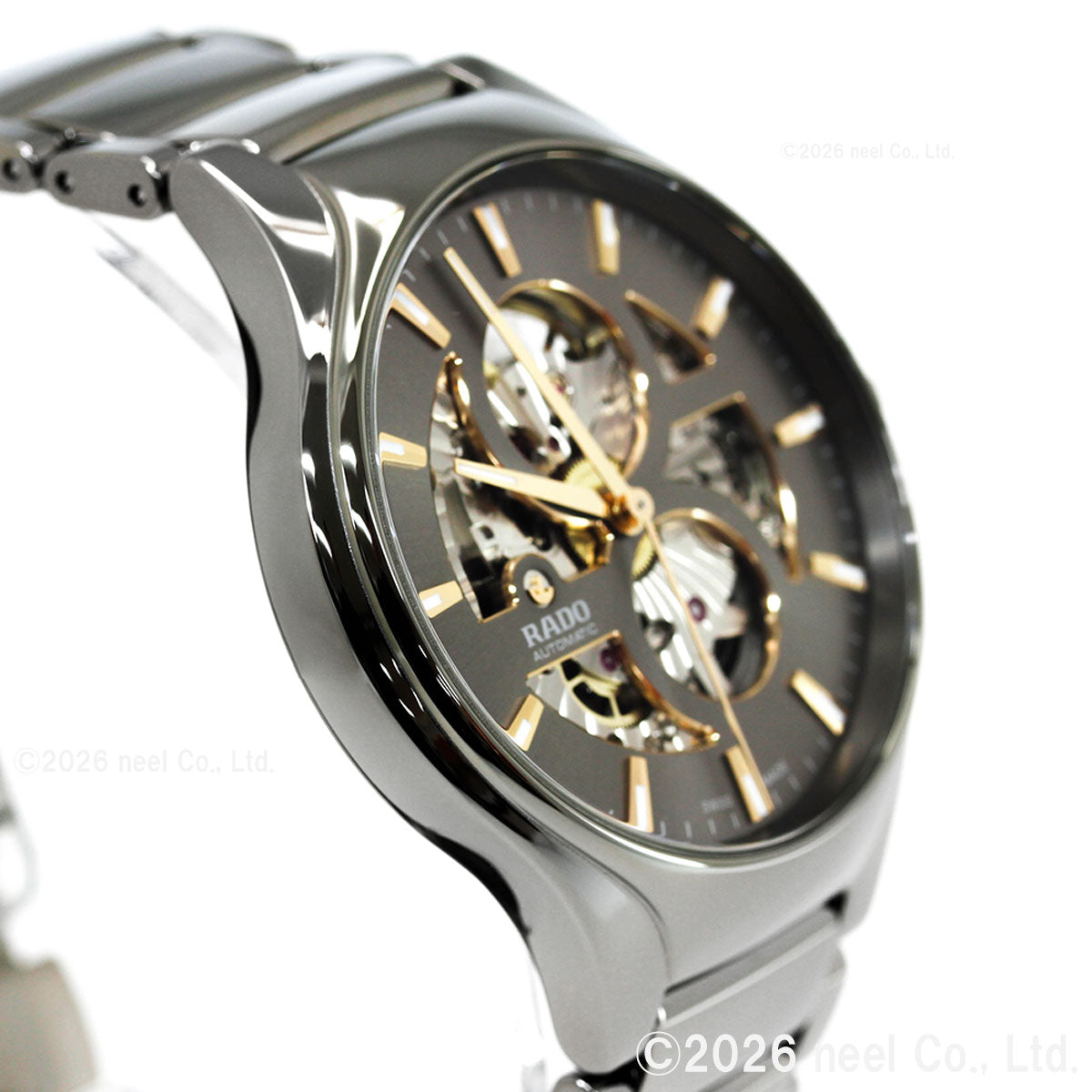 ラドー RADO トゥルー ラウンド オートマティック オープンハート True Round Automatic Open Heart 腕時計 自動巻き R27108112【60回分割手数料無料！】