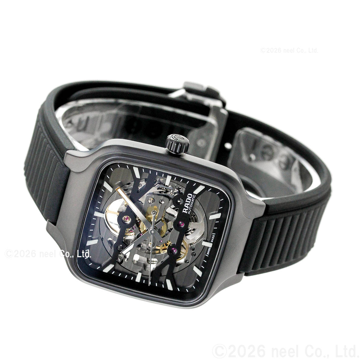 ラドー RADO トゥルー スクエア オートマティック スケルトン True Square Automatic Skeleton 腕時計 メンズ 自動巻き R27197169【60回分割手数料無料！】