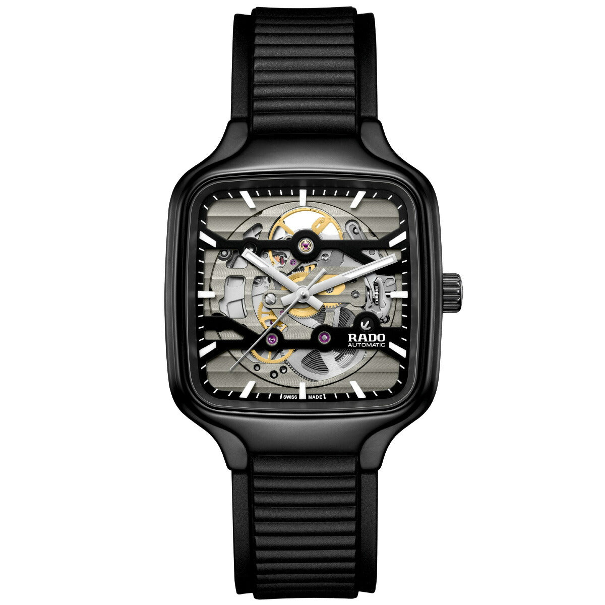ラドー RADO トゥルー スクエア オートマティック スケルトン True Square Automatic Skeleton 腕時計 メンズ 自動巻き R27197169【60回分割手数料無料！】