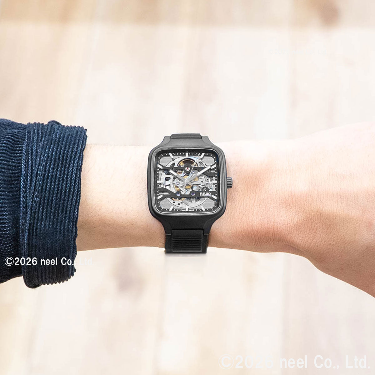 ラドー RADO トゥルー スクエア オートマティック スケルトン True Square Automatic Skeleton 腕時計 メンズ 自動巻き R27197169【60回分割手数料無料！】