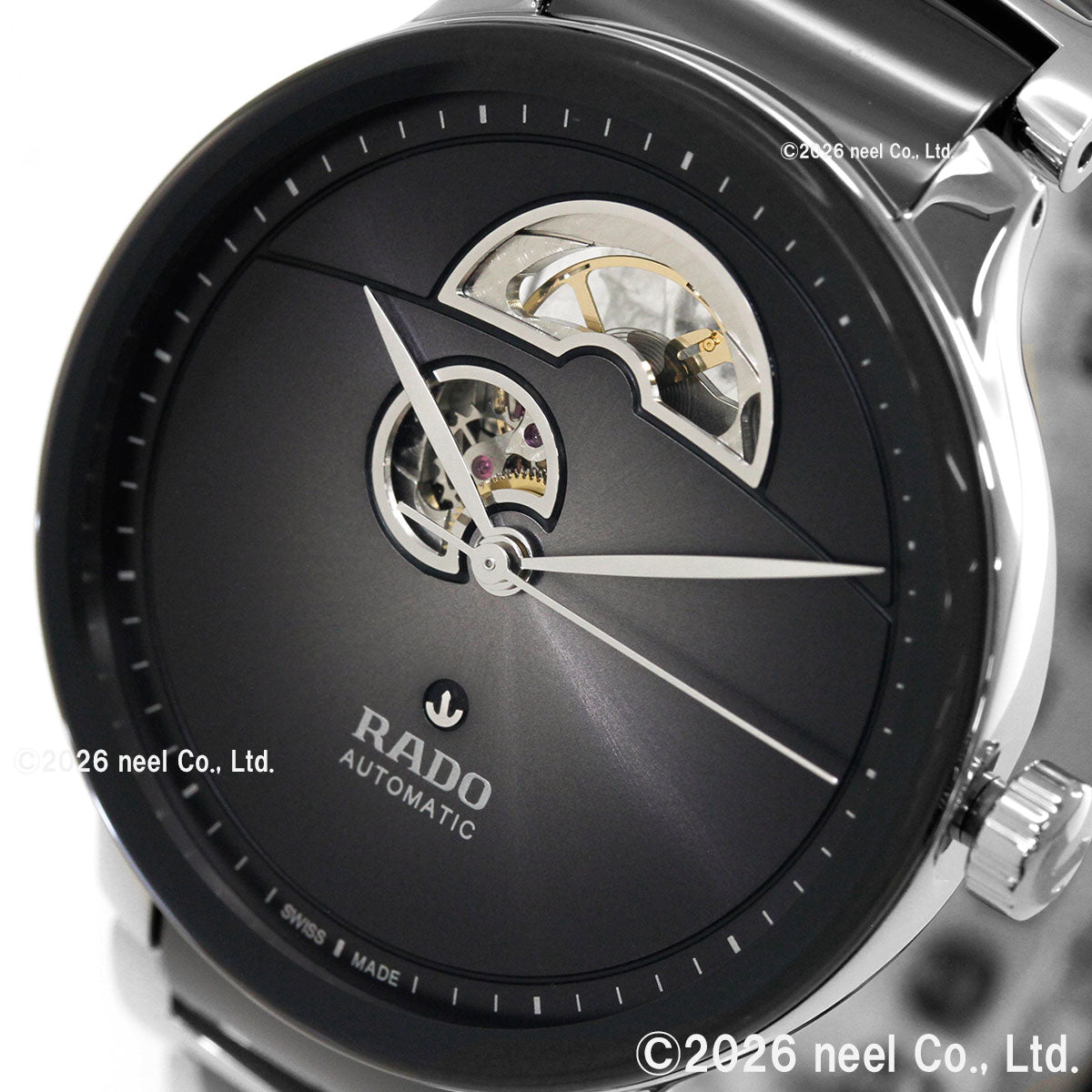 ラドー RADO セントリックス オートマティック オープンハート Centrix Automatic Open Heart 腕時計 自動巻き R30012152【60回分割手数料無料！】