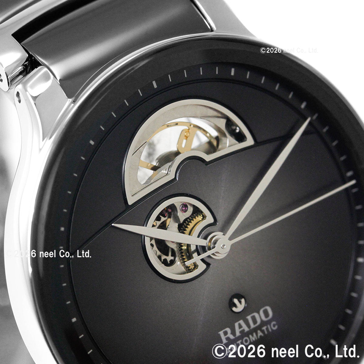ラドー RADO セントリックス オートマティック オープンハート Centrix Automatic Open Heart 腕時計 自動巻き R30012152【60回分割手数料無料！】