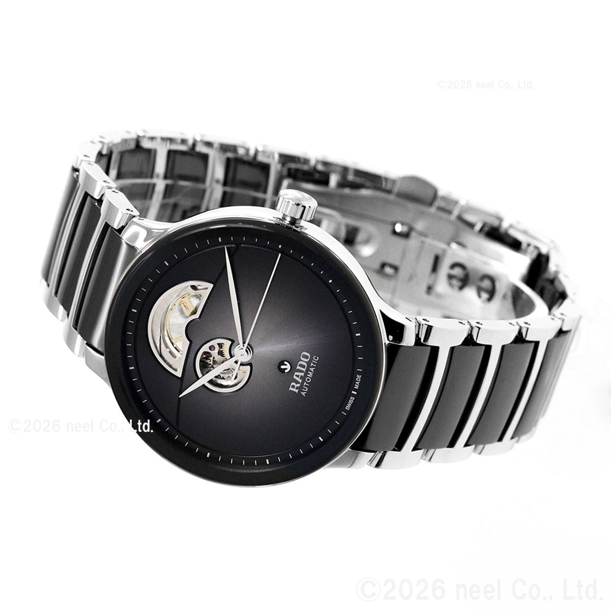 ラドー RADO セントリックス オートマティック オープンハート Centrix Automatic Open Heart 腕時計 自動巻き R30012152【60回分割手数料無料！】