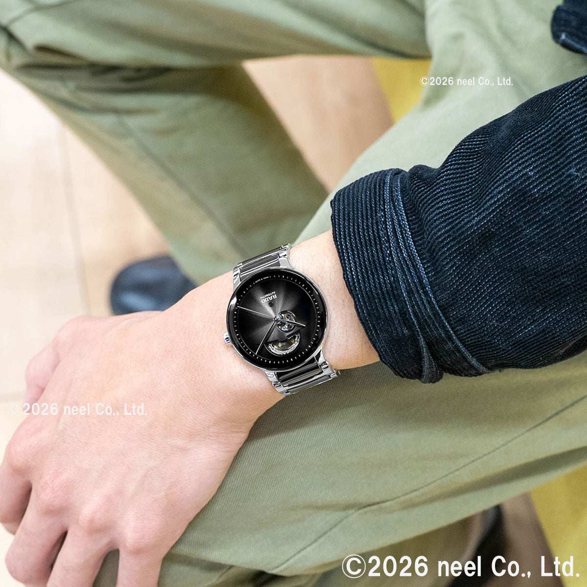 ラドー RADO セントリックス オートマティック オープンハート Centrix Automatic Open Heart 腕時計 自動巻き R30012152【60回分割手数料無料！】
