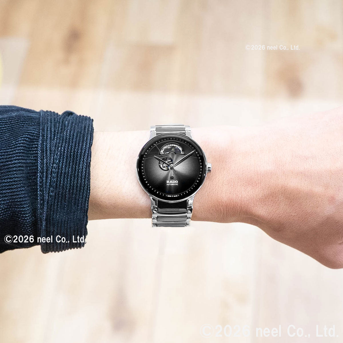 ラドー RADO セントリックス オートマティック オープンハート Centrix Automatic Open Heart 腕時計 自動巻き R30012152【60回分割手数料無料！】