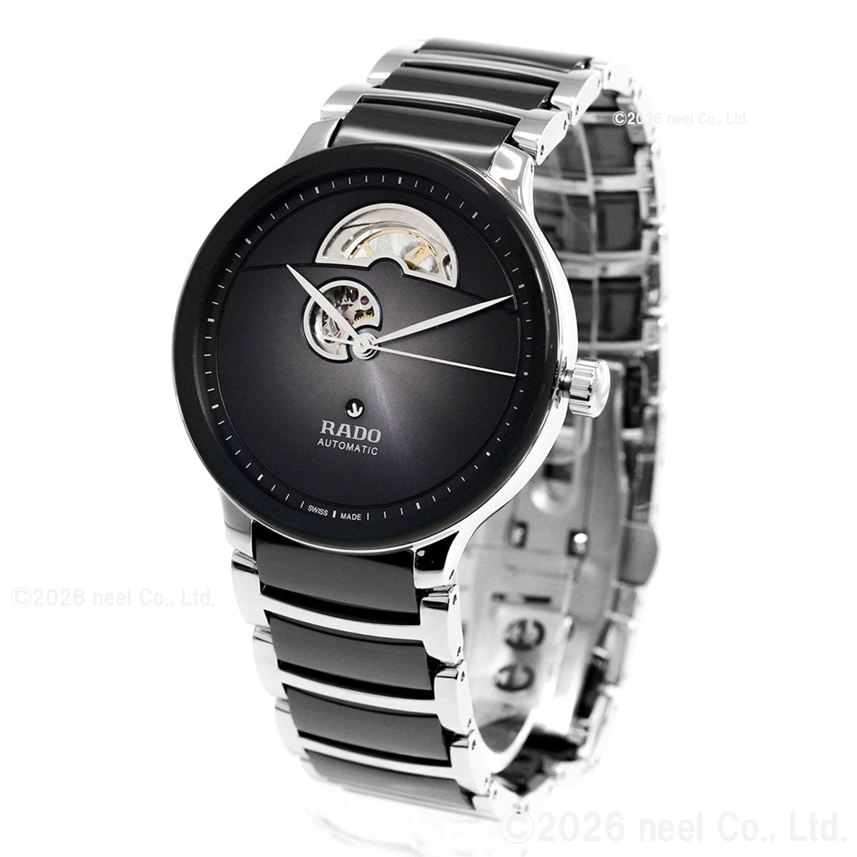 ラドー RADO セントリックス オートマティック オープンハート Centrix Automatic Open Heart 腕時計 自動巻き R30012152【60回分割手数料無料！】