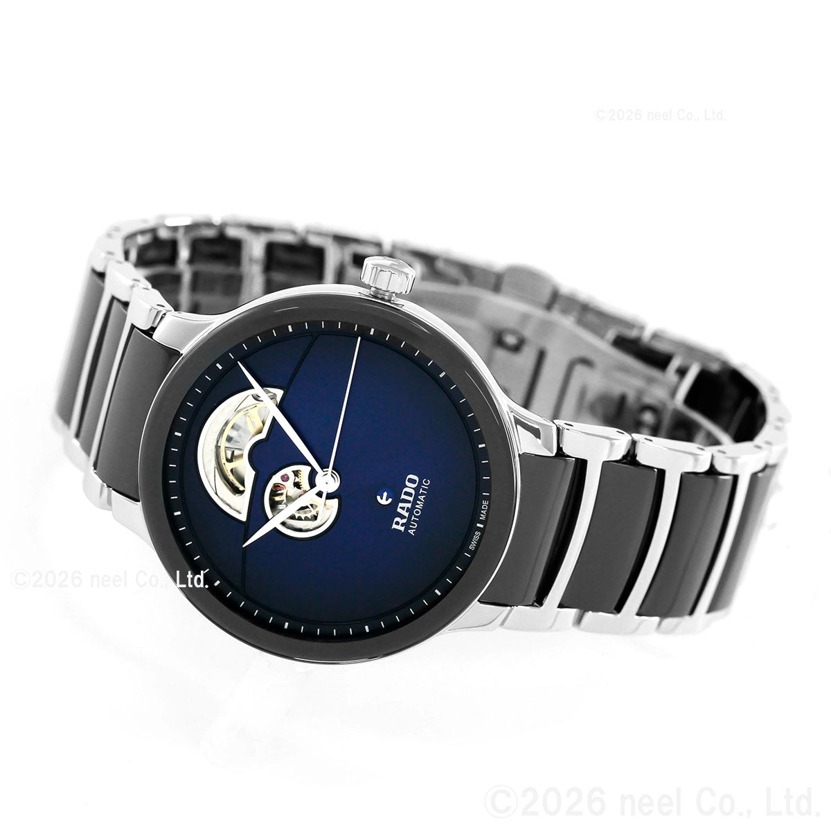 ラドー RADO セントリックス オートマティック オープンハート Centrix Automatic Open Heart 腕時計 メンズ レディース 自動巻き R30012202【60回分割手数料無料！】