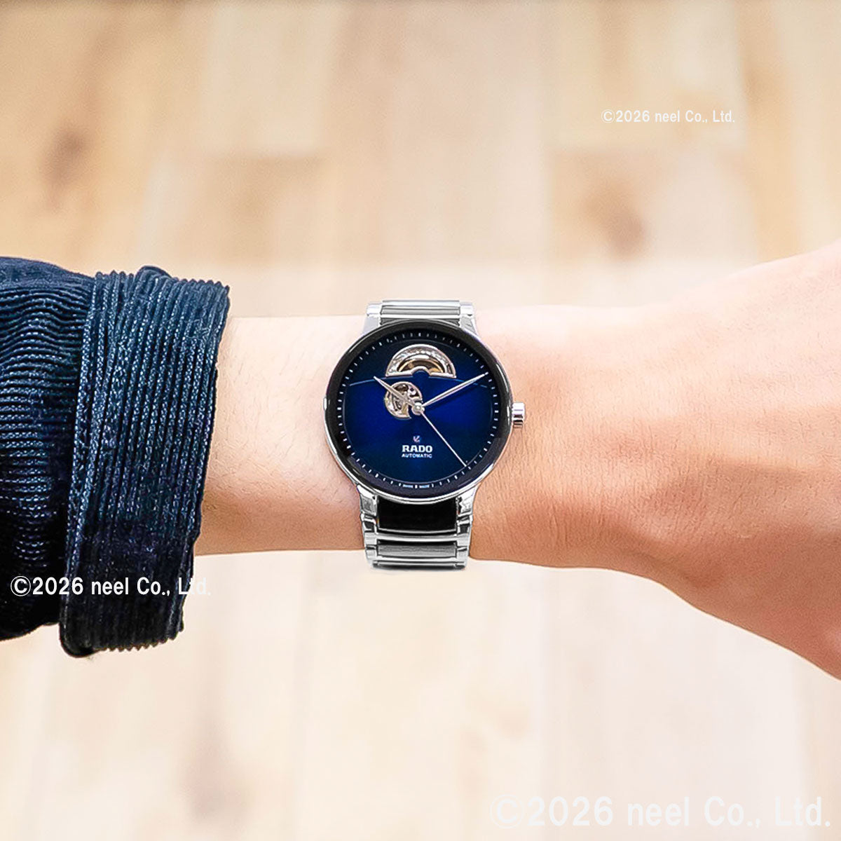 ラドー RADO セントリックス オートマティック オープンハート Centrix Automatic Open Heart 腕時計 メンズ レディース 自動巻き R30012202【60回分割手数料無料！】