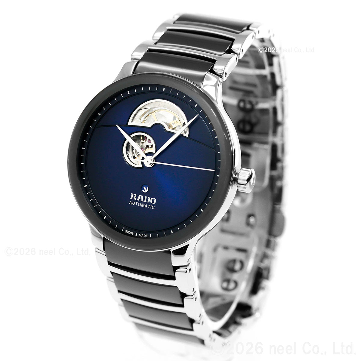 ラドー RADO セントリックス オートマティック オープンハート Centrix Automatic Open Heart 腕時計 メンズ レディース 自動巻き R30012202【60回分割手数料無料！】