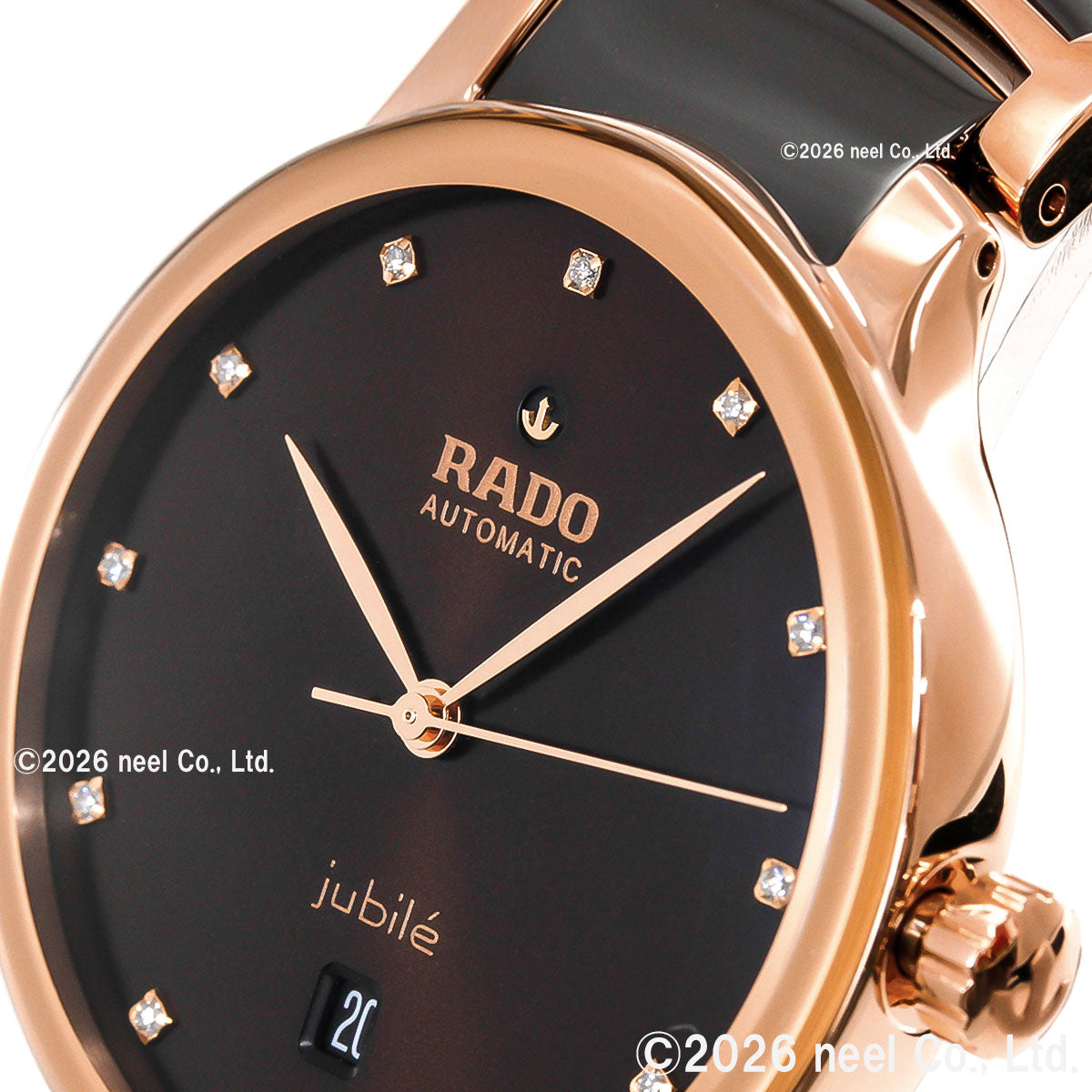 ラドー RADO セントリックス オートマティック ダイヤモンド Centrix Automatic Diamonds 腕時計 メンズ レディース 自動巻き R30017732【60回分割手数料無料！】