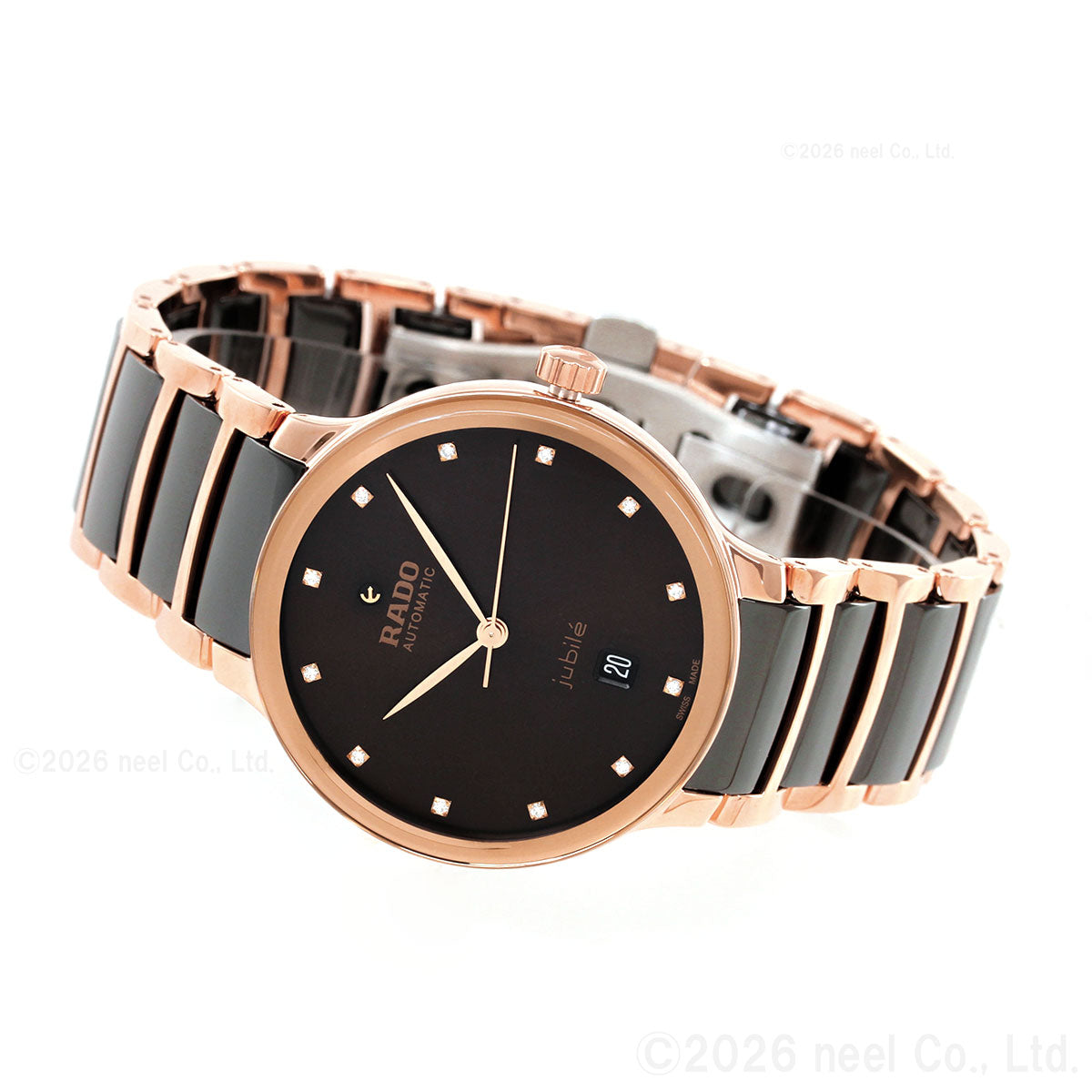ラドー RADO セントリックス オートマティック ダイヤモンド Centrix Automatic Diamonds 腕時計 メンズ レディース 自動巻き R30017732【60回分割手数料無料！】