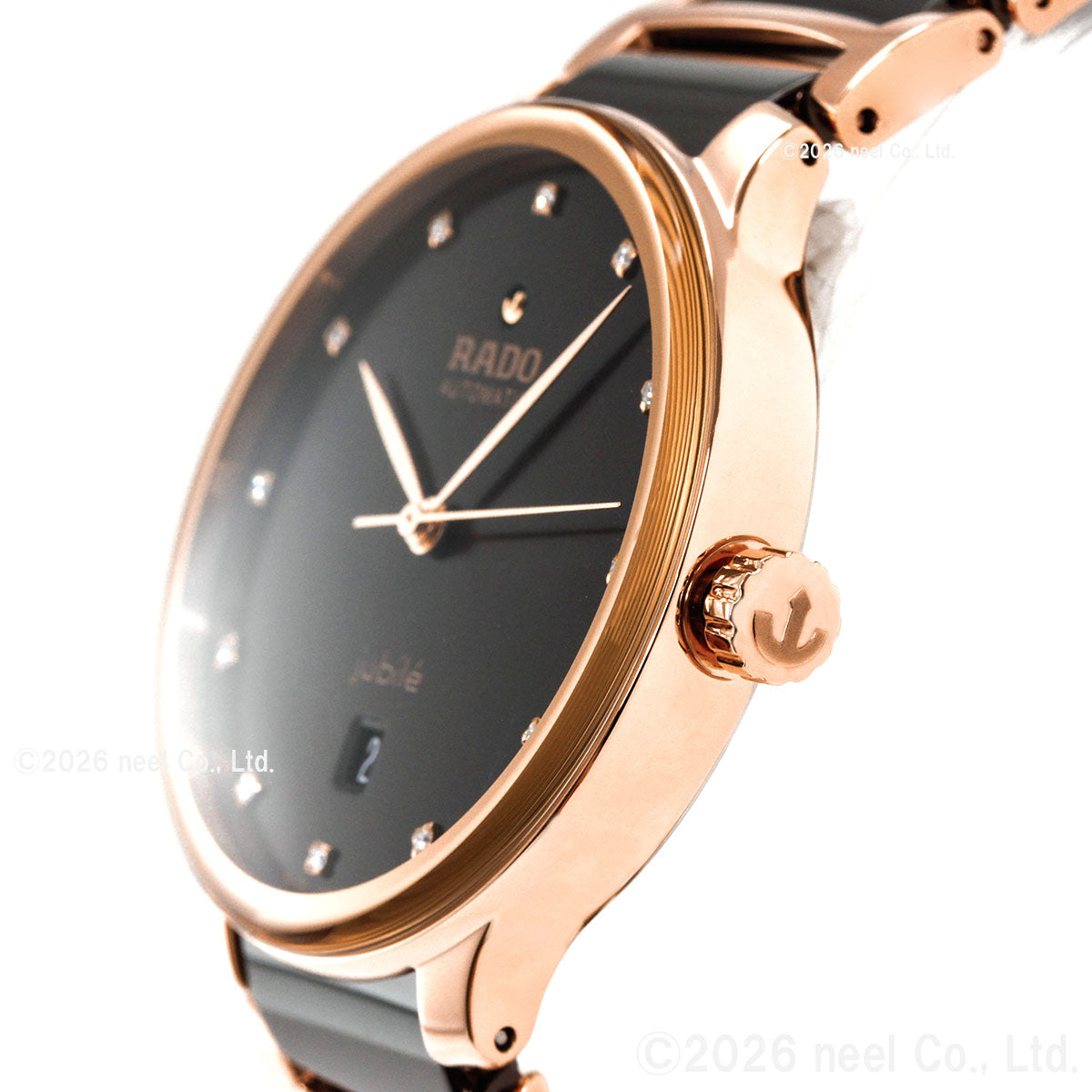 ラドー RADO セントリックス オートマティック ダイヤモンド Centrix Automatic Diamonds 腕時計 メンズ レディース 自動巻き R30017732【60回分割手数料無料！】