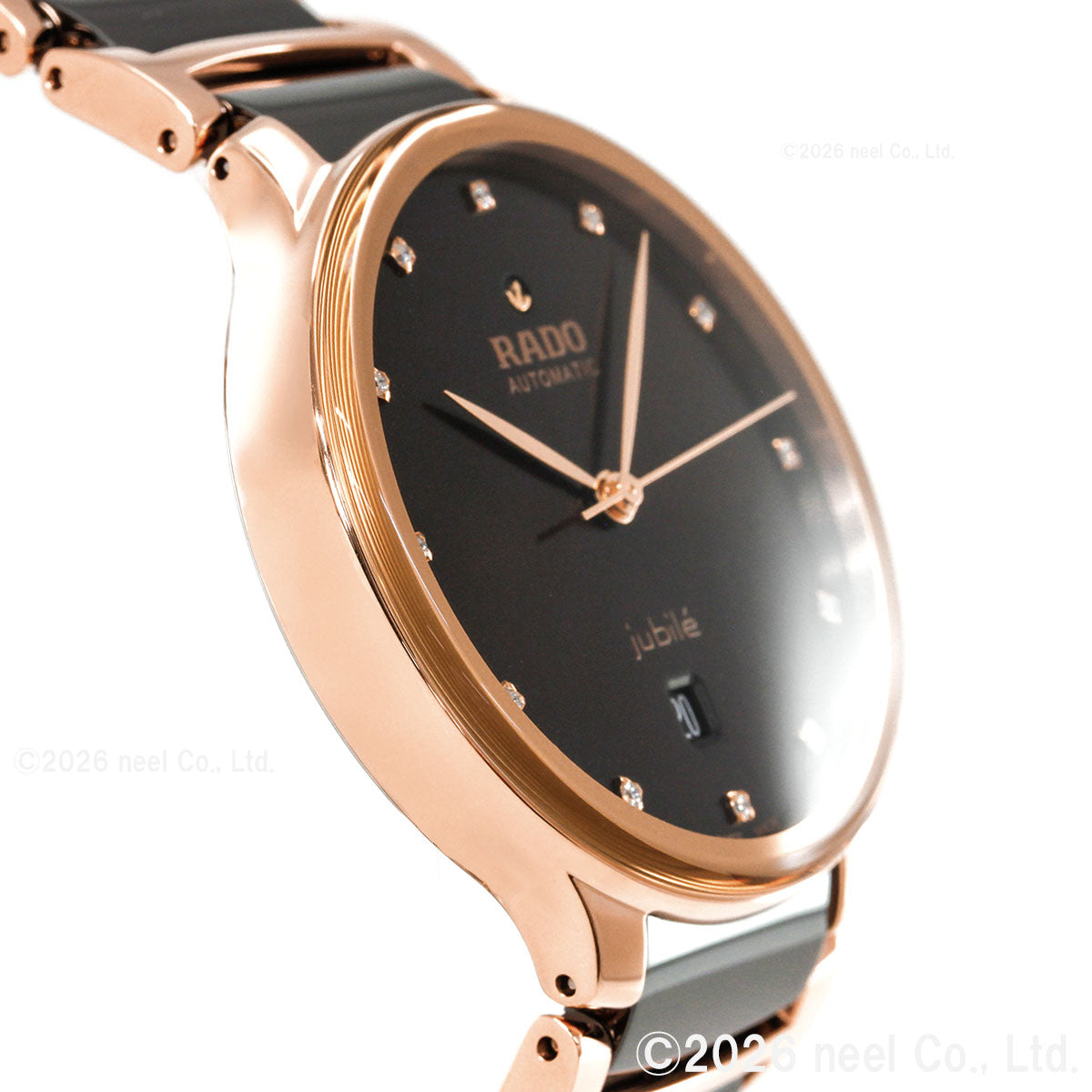 ラドー RADO セントリックス オートマティック ダイヤモンド Centrix Automatic Diamonds 腕時計 メンズ レディース 自動巻き R30017732【60回分割手数料無料！】