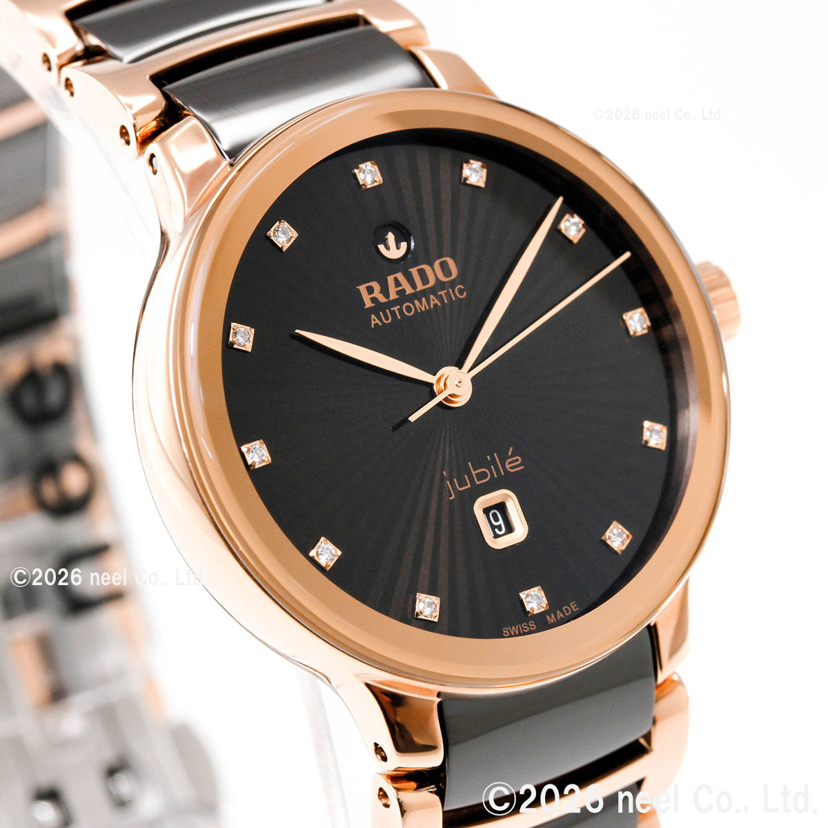 ラドー RADO セントリックス オートマティック ダイヤモンド Centrix Automatic Diamonds 腕時計 レディース 自動巻き R30019732【60回分割手数料無料！】