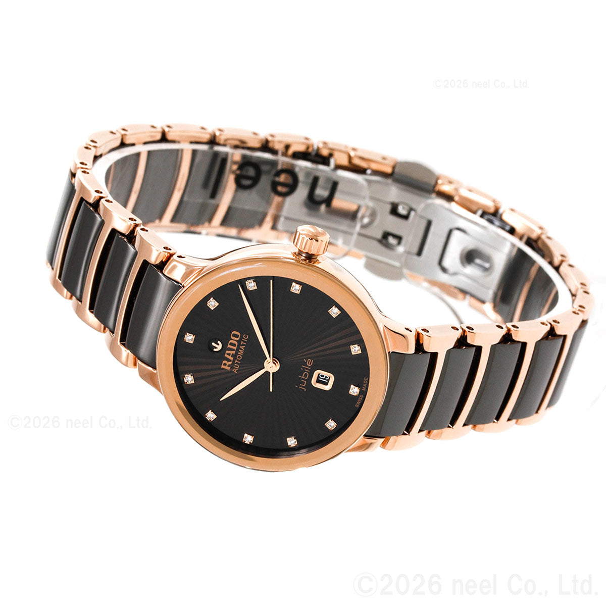 ラドー RADO セントリックス オートマティック ダイヤモンド Centrix Automatic Diamonds 腕時計 レディース 自動巻き R30019732【60回分割手数料無料！】
