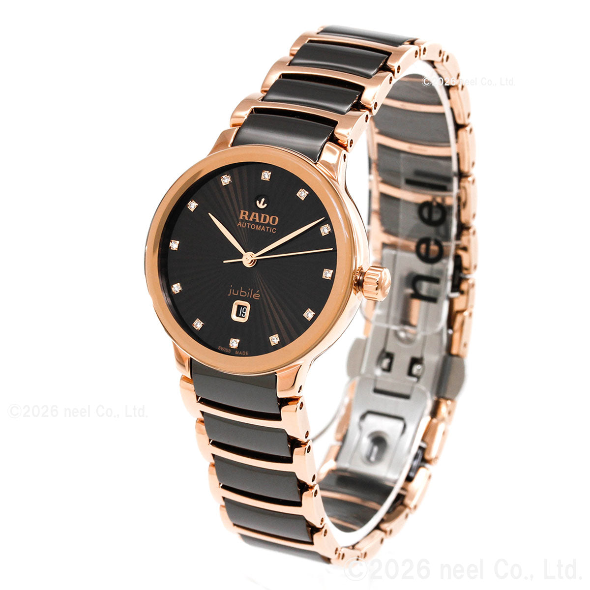 ラドー RADO セントリックス オートマティック ダイヤモンド Centrix Automatic Diamonds 腕時計 レディース 自動巻き R30019732【60回分割手数料無料！】