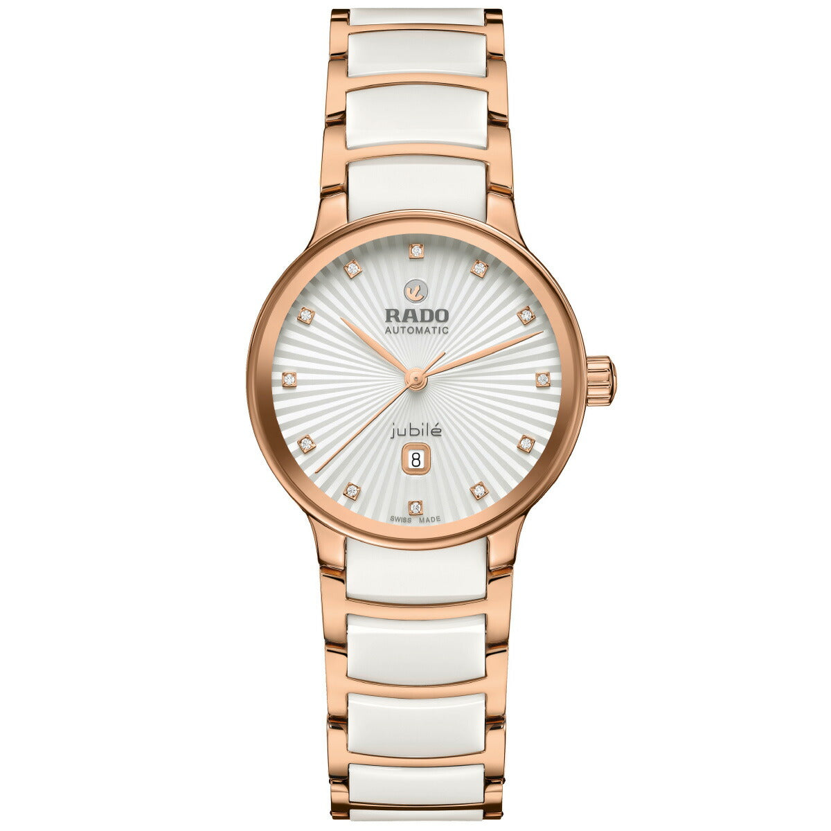 ラドー RADO セントリックス オートマティック ダイヤモンド Centrix Automatic Diamonds 腕時計 レディース 自動巻き R30019744【60回分割手数料無料！】