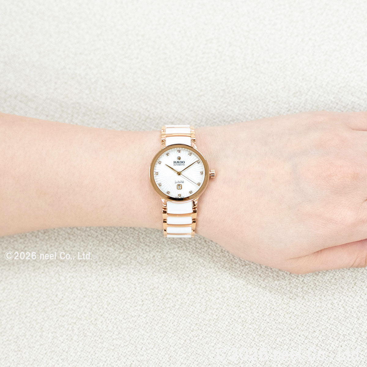 ラドー RADO セントリックス オートマティック ダイヤモンド Centrix Automatic Diamonds 腕時計 レディース 自動巻き R30019744【60回分割手数料無料！】