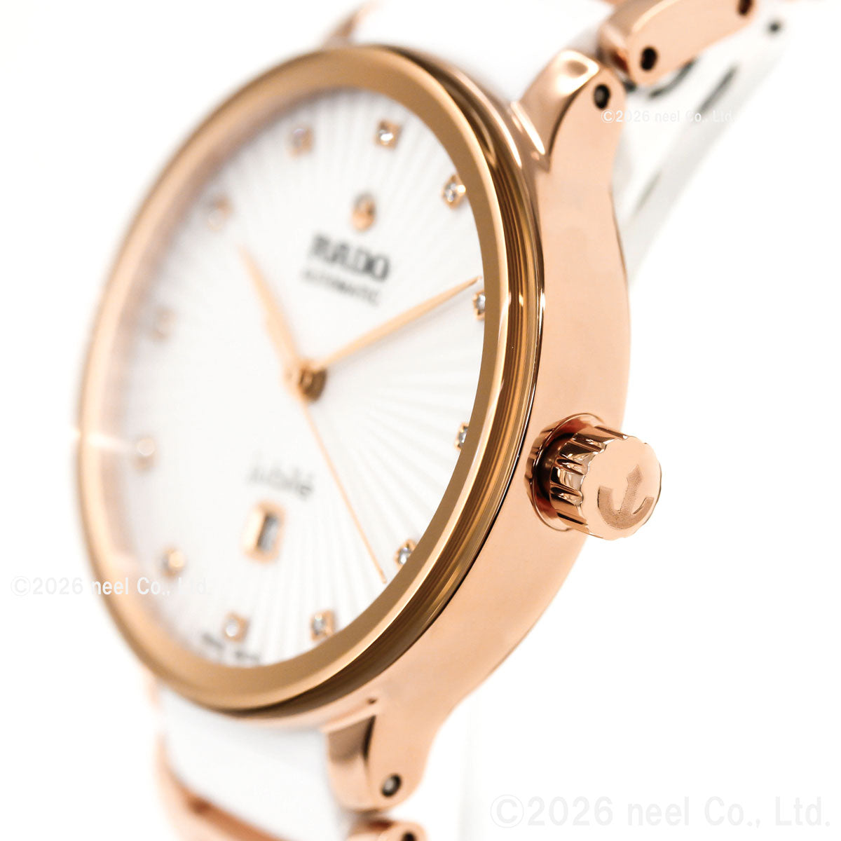 ラドー RADO セントリックス オートマティック ダイヤモンド Centrix Automatic Diamonds 腕時計 レディース 自動巻き R30019744【60回分割手数料無料！】