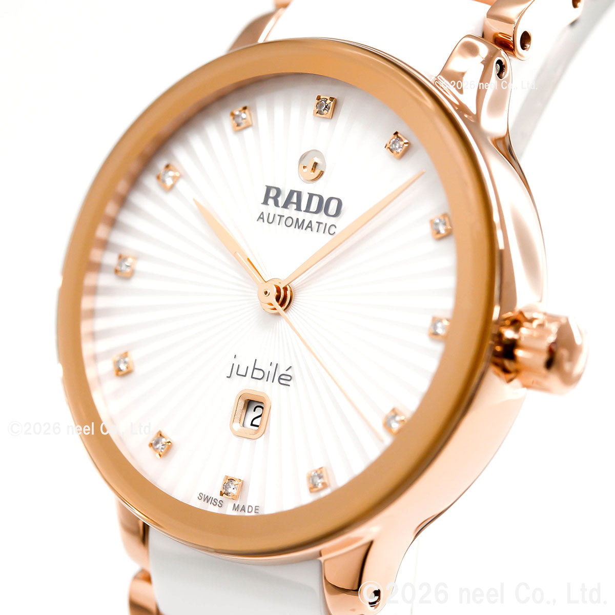 ラドー RADO セントリックス オートマティック ダイヤモンド Centrix Automatic Diamonds 腕時計 レディース 自動巻き R30019744【60回分割手数料無料！】
