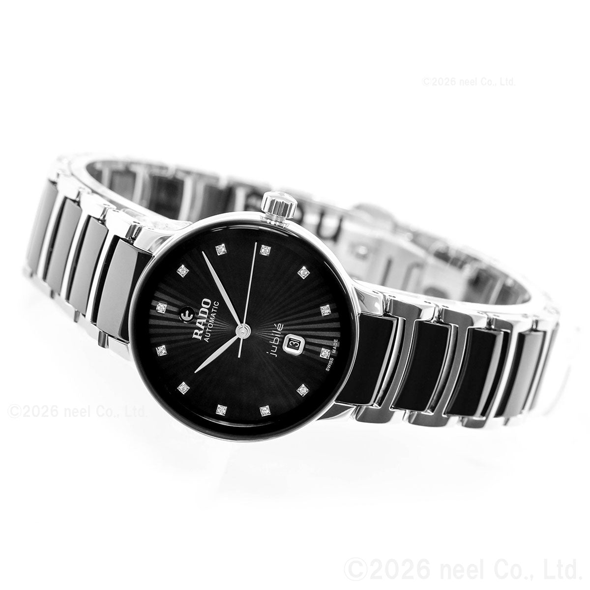 ラドー RADO セントリックス オートマティック ダイヤモンド Centrix Automatic Diamonds 腕時計 レディース 自動巻き R30020742【60回分割手数料無料！】