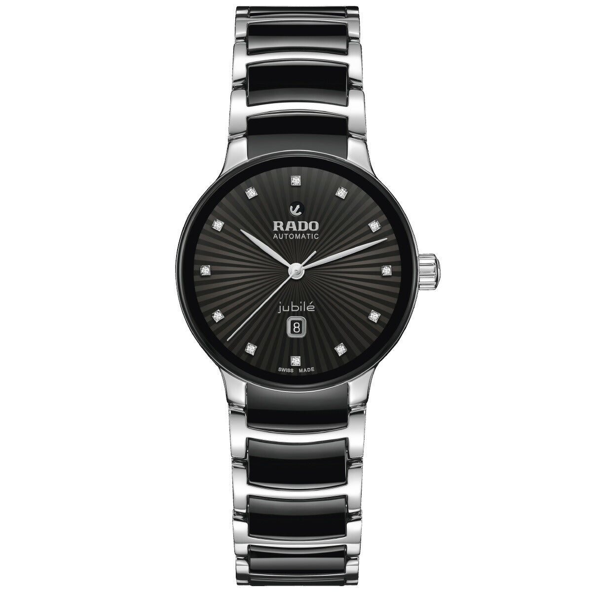 ラドー RADO セントリックス オートマティック ダイヤモンド Centrix Automatic Diamonds 腕時計 レディース 自動巻き R30020742【60回分割手数料無料！】