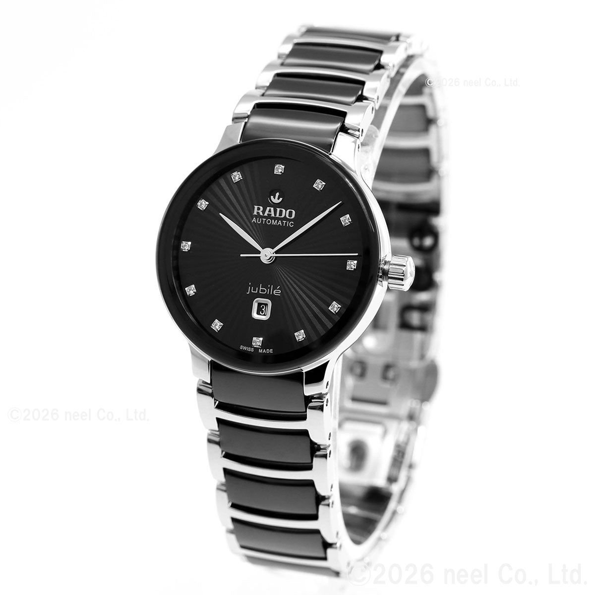 ラドー RADO セントリックス オートマティック ダイヤモンド Centrix Automatic Diamonds 腕時計 レディース 自動巻き R30020742【60回分割手数料無料！】