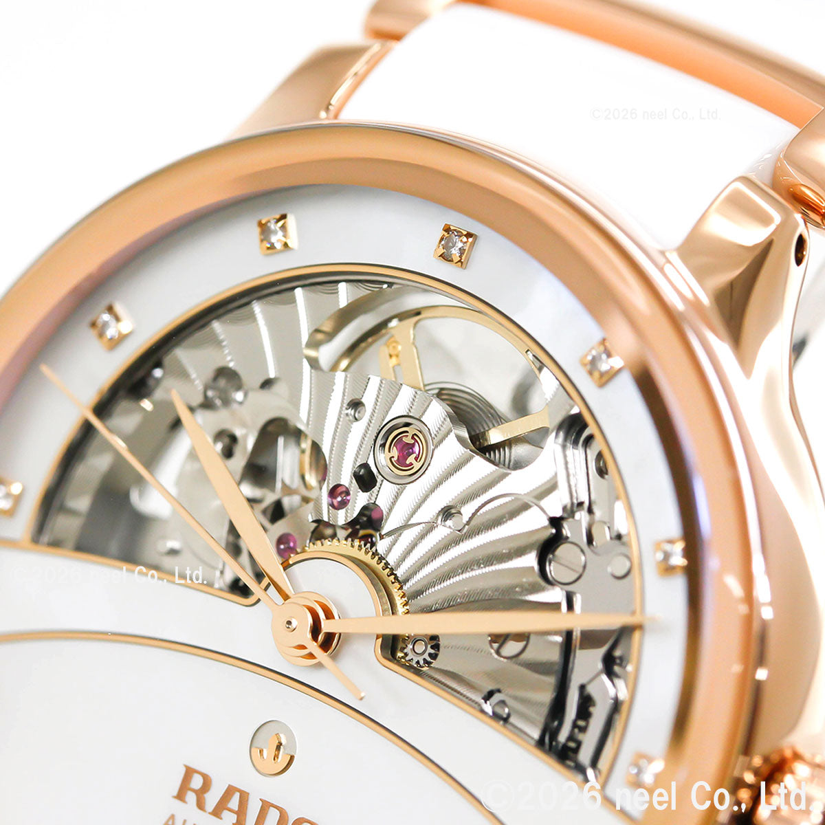 ラドー RADO セントリックス オートマティック ダイヤモンド オープンハート Centrix Automatic 腕時計 レディース 自動巻き R30029922【60回分割手数料無料！】