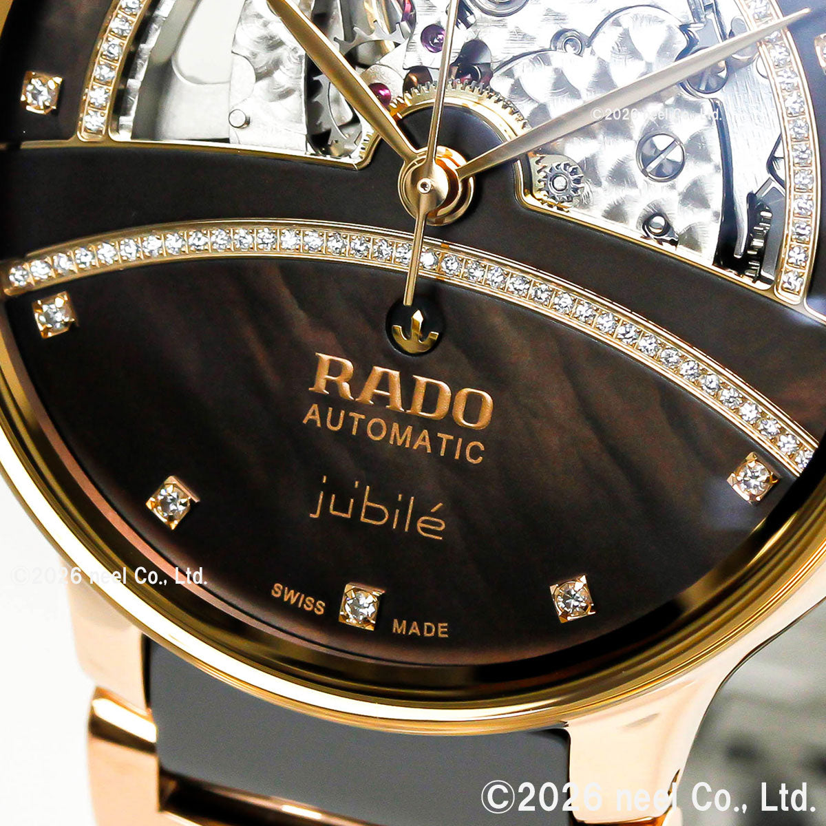 ラドー RADO セントリックス オートマティック ダイヤモンド オープンハート Centrix Automatic 腕時計 レディース 自動巻き R30029942【60回分割手数料無料！】
