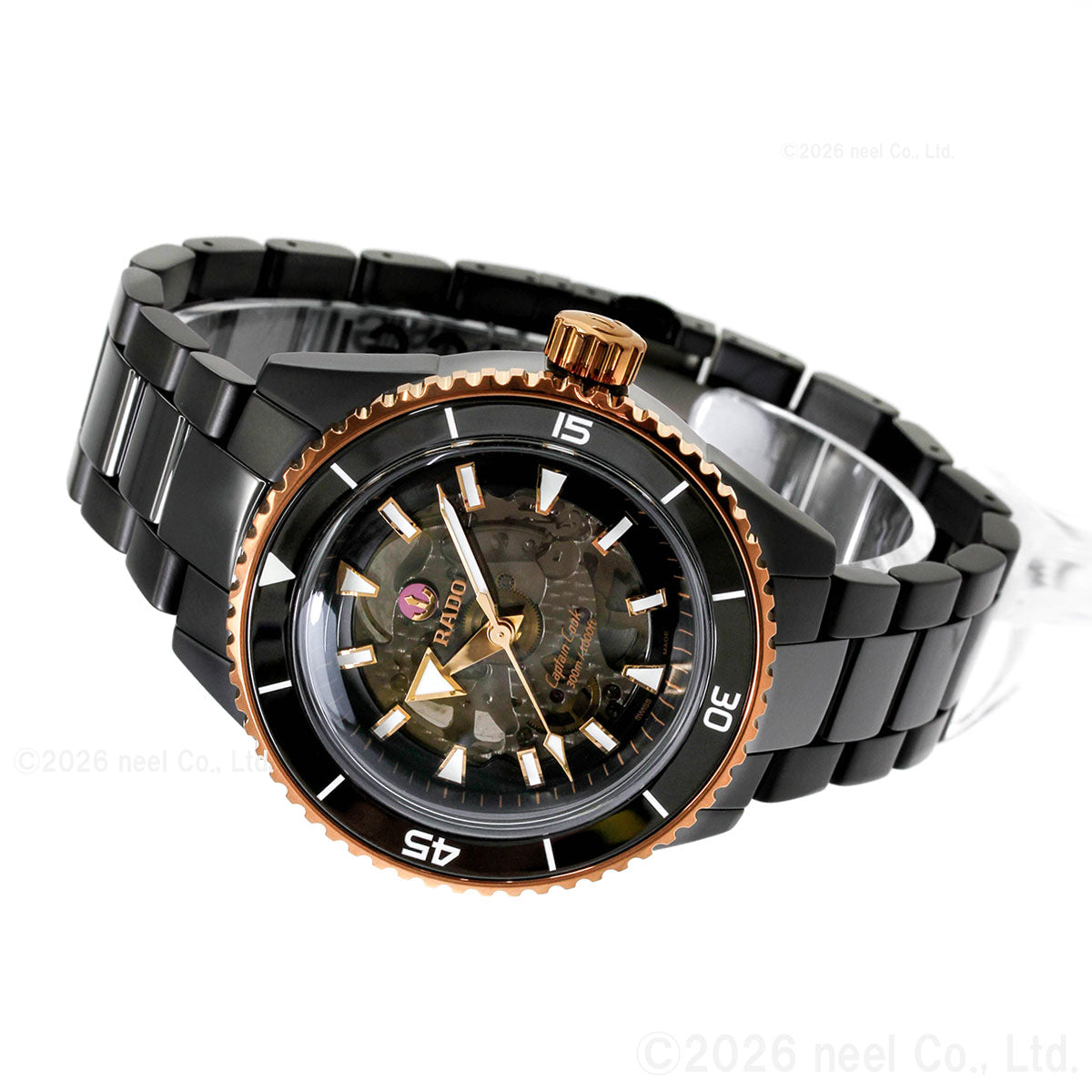 ラドー RADO キャプテンクック ハイテクセラミック Captain Cook High-Tech Ceramic 腕時計 メンズ 自動巻き R32127162【60回分割手数料無料！】
