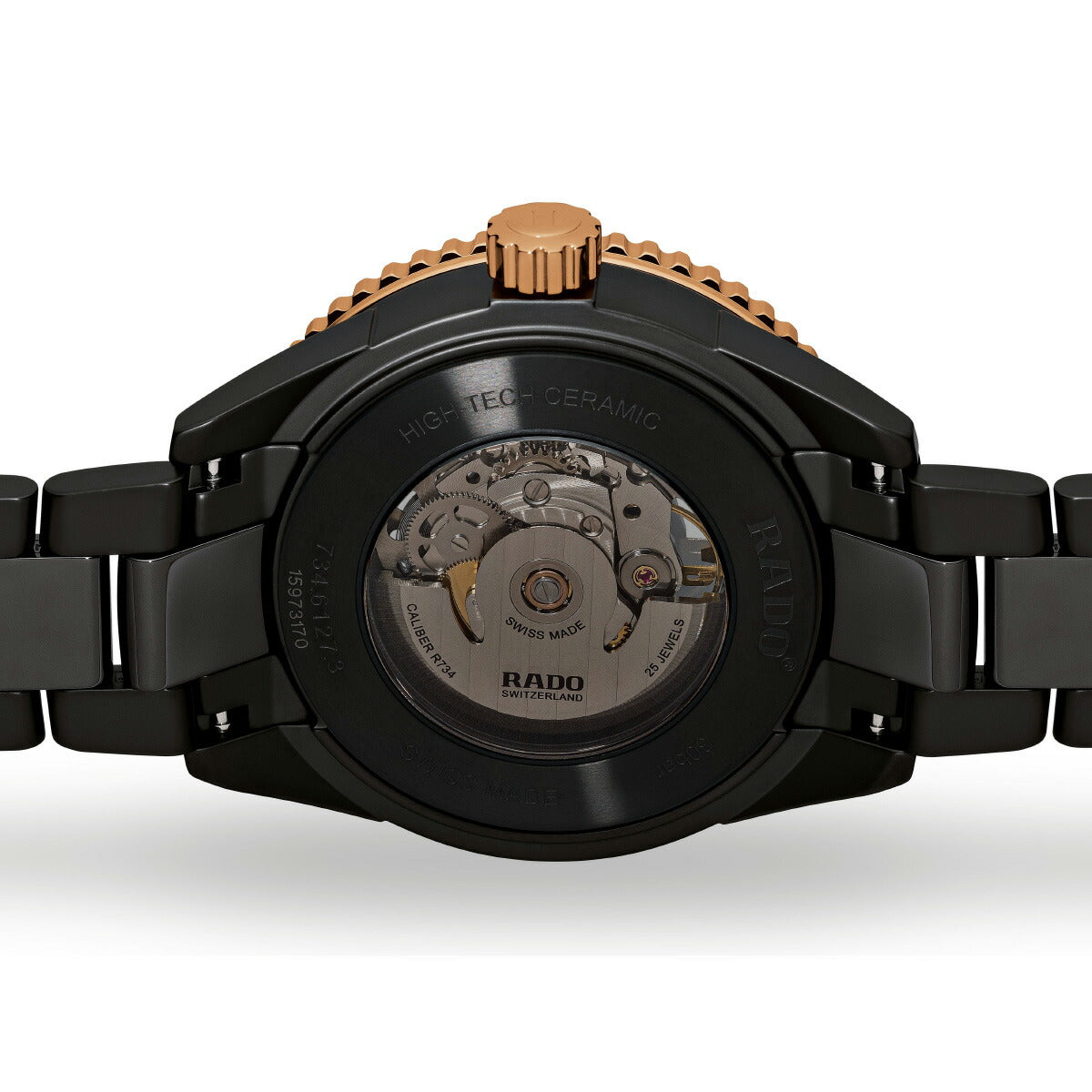ラドー RADO キャプテンクック ハイテクセラミック Captain Cook High-Tech Ceramic 腕時計 メンズ 自動巻き R32127162【60回分割手数料無料！】