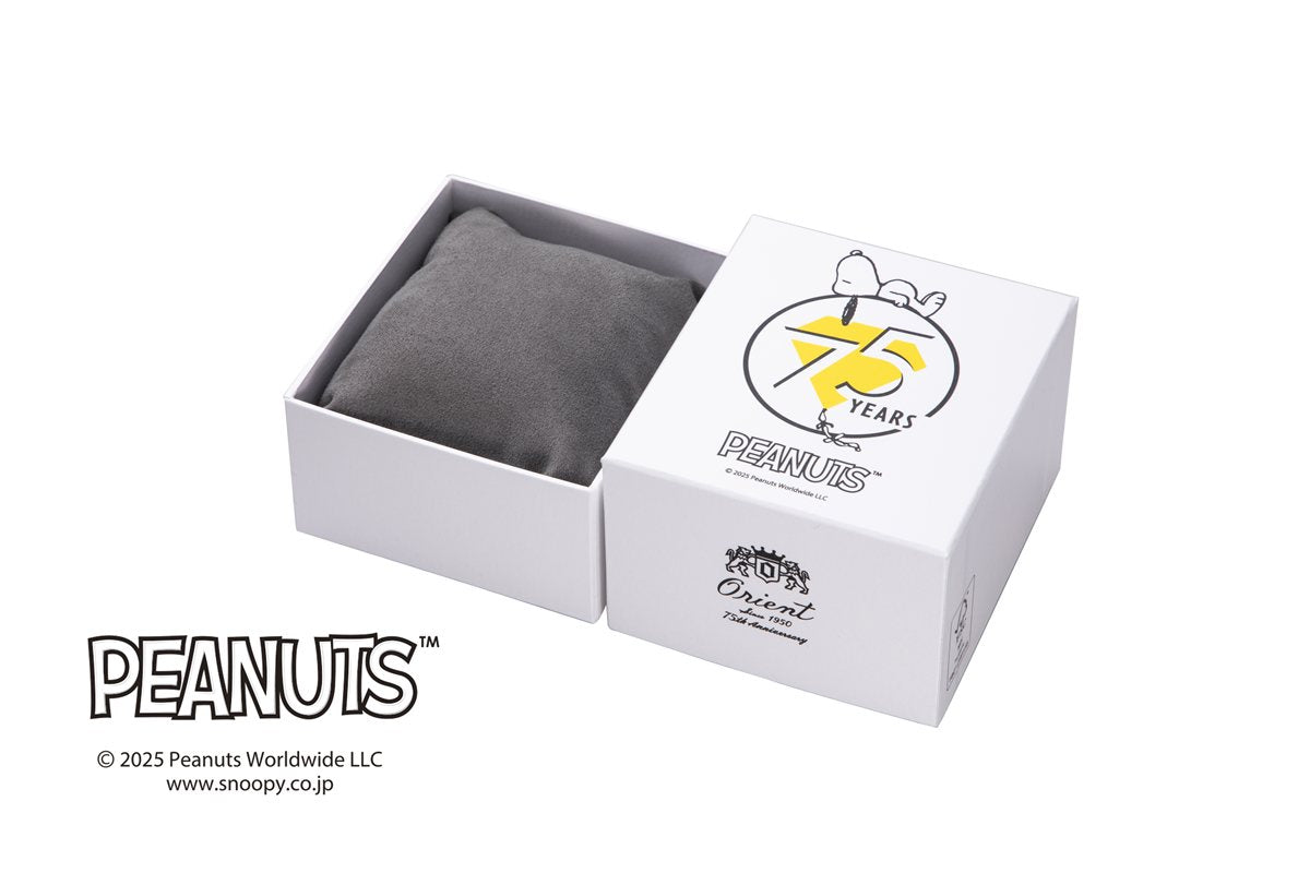 オリエント ORIENT クラシック バンビーノ Bambino 『Peanuts』コラボレーション 国内300本限定 腕時計 メンズ 自動巻 機械式 RA-AC0M16S【2025 新作】