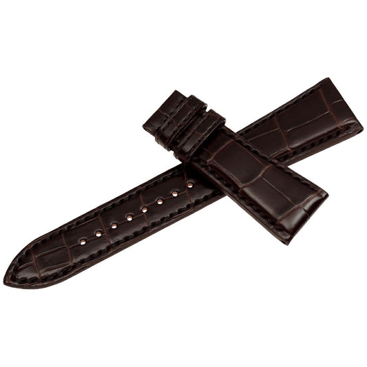 グランドセイコー GRAND SEIKO 腕時計 替えバンド ベルト メンズ ダークブラウン 手縫いステッチ クロコダイル 23mm RG01W23BN
