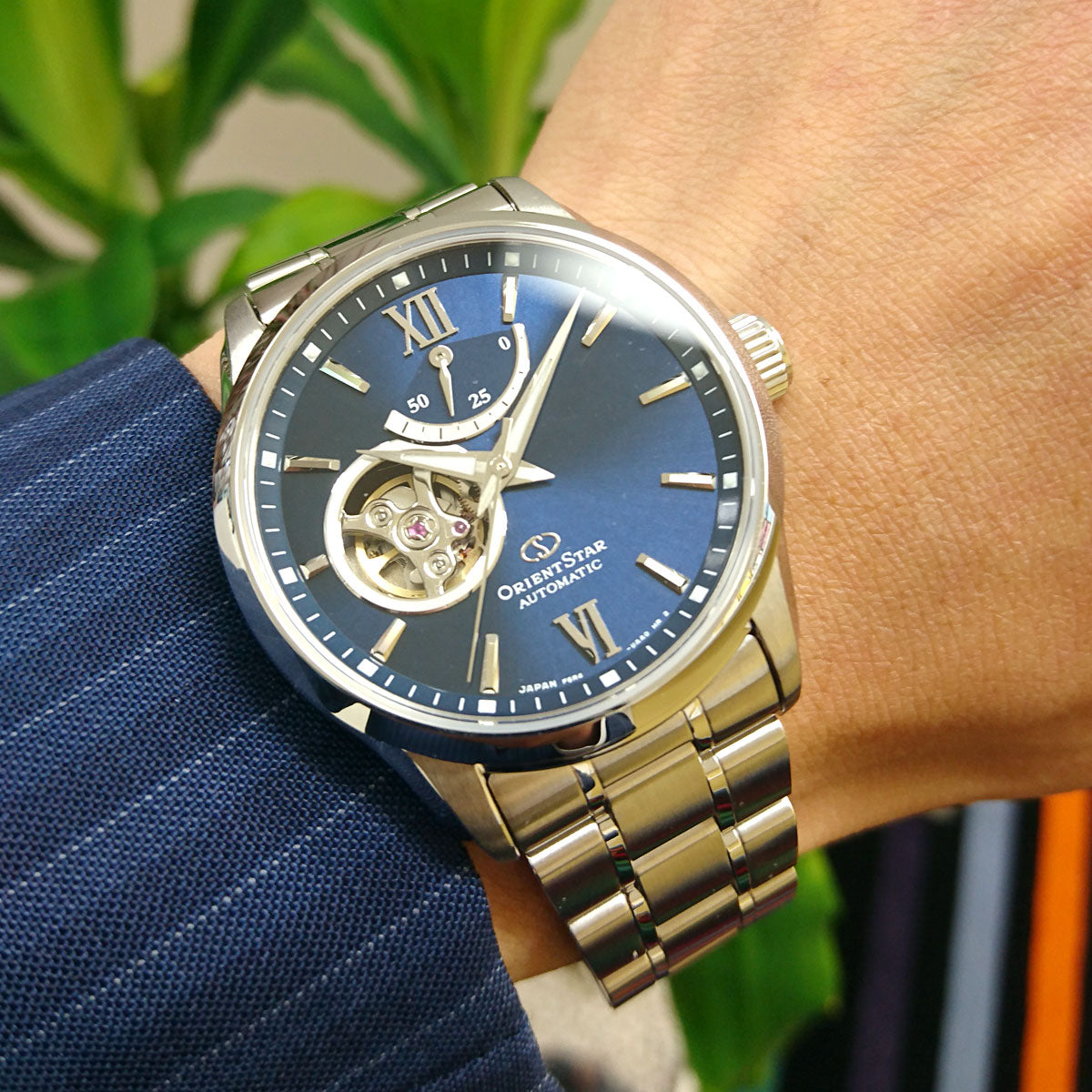 オリエントスター ORIENT STAR 腕時計 メンズ 自動巻き 機械式 コンテンポラリー CONTEMPORALY セミスケルトン RK-AT0002L