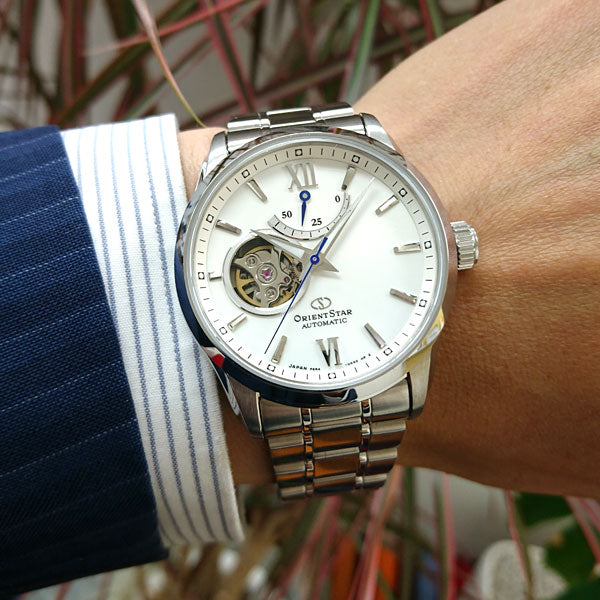オリエントスター ORIENT STAR 腕時計 メンズ 自動巻き 機械式 コンテンポラリー CONTEMPORALY セミスケルトン RK-AT0004S
