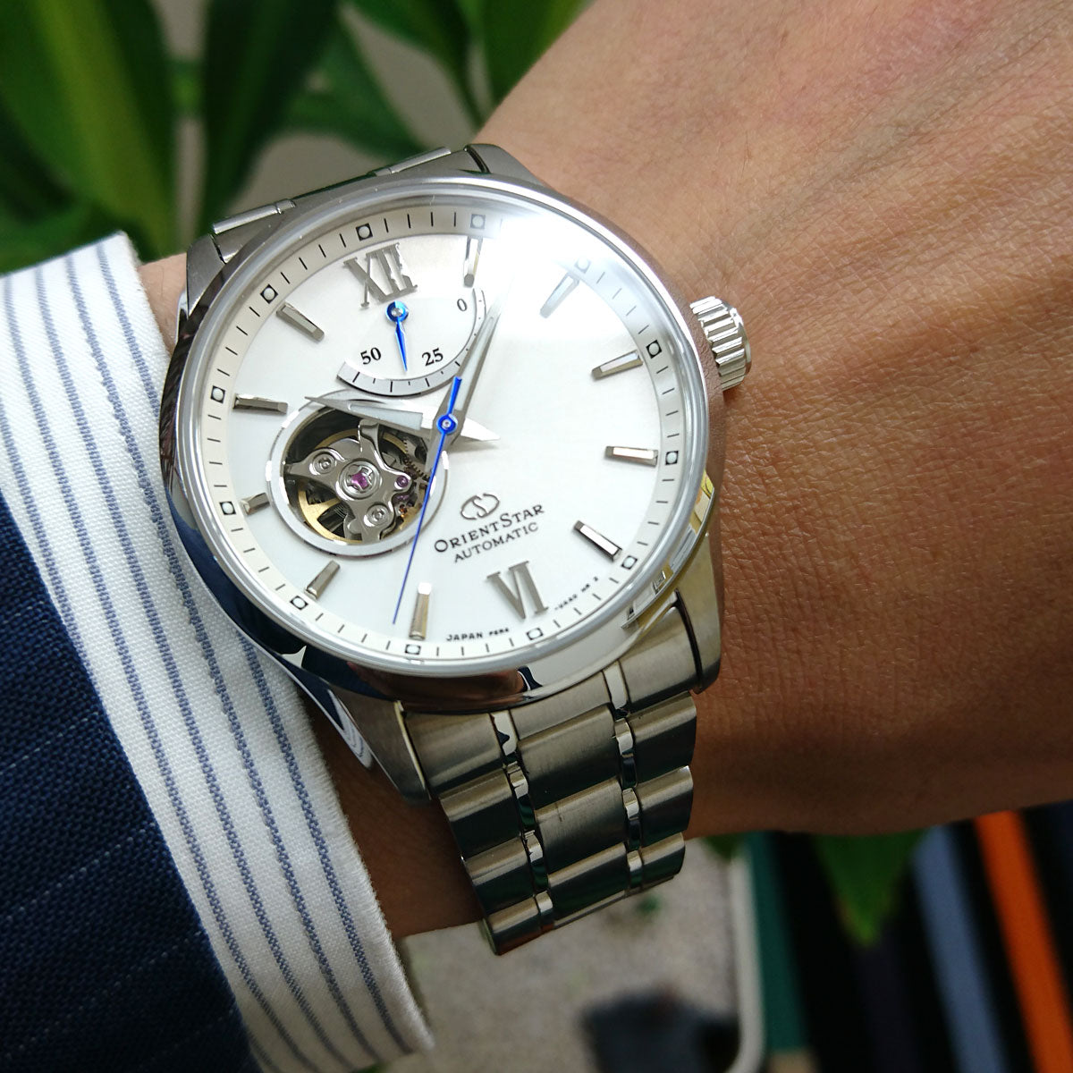オリエントスター ORIENT STAR 腕時計 メンズ 自動巻き 機械式 コンテンポラリー CONTEMPORALY セミスケルトン RK-AT0004S
