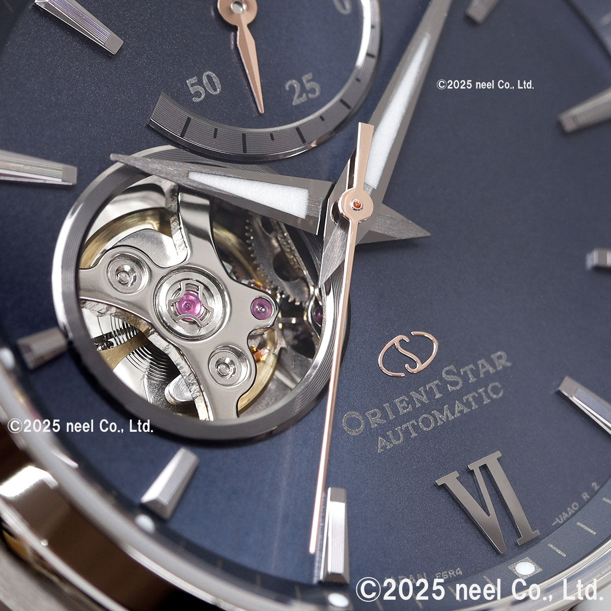 オリエントスター ORIENT STAR コンテンポラリー セミスケルトン MovingBlue 国内250本限定 腕時計 自動巻 機械式 日本製 RK-AT0021L 雪明かり【2025 新作】
